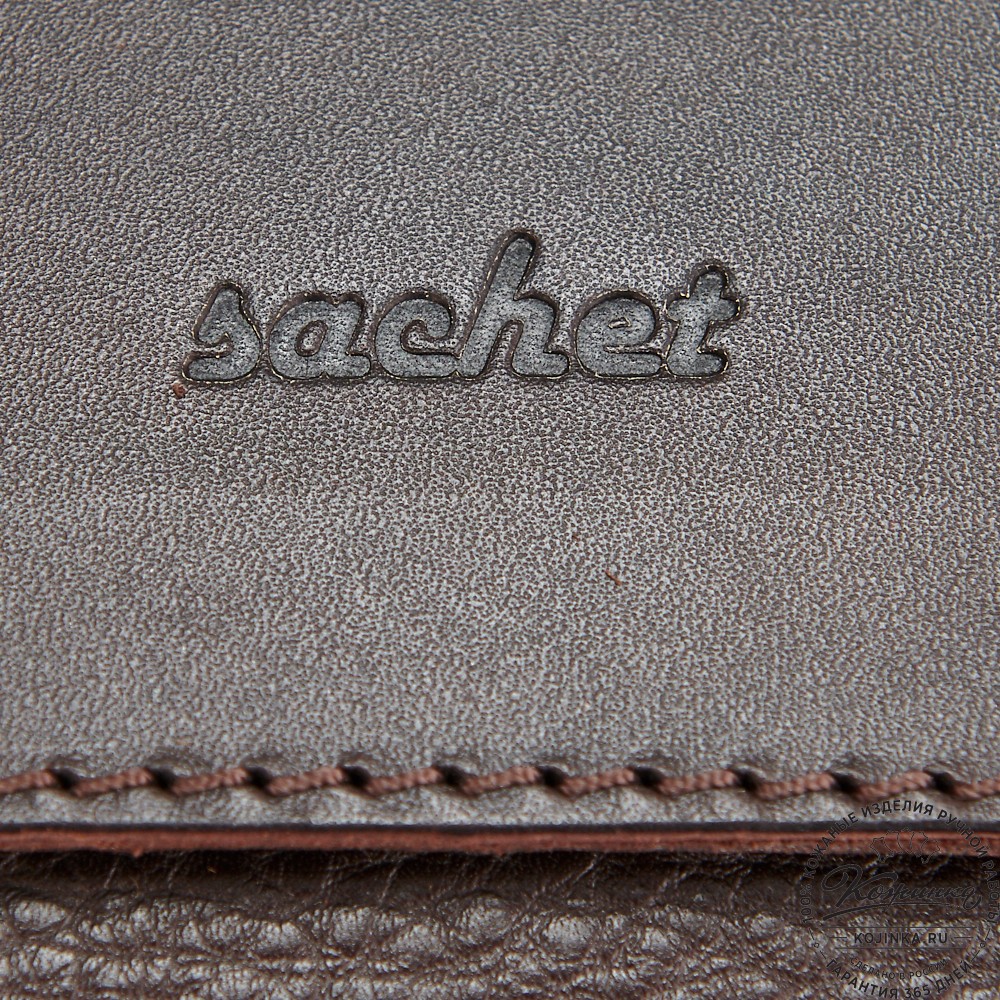 Кожаный рюкзак "Школьник" (тёмно-коричневый)